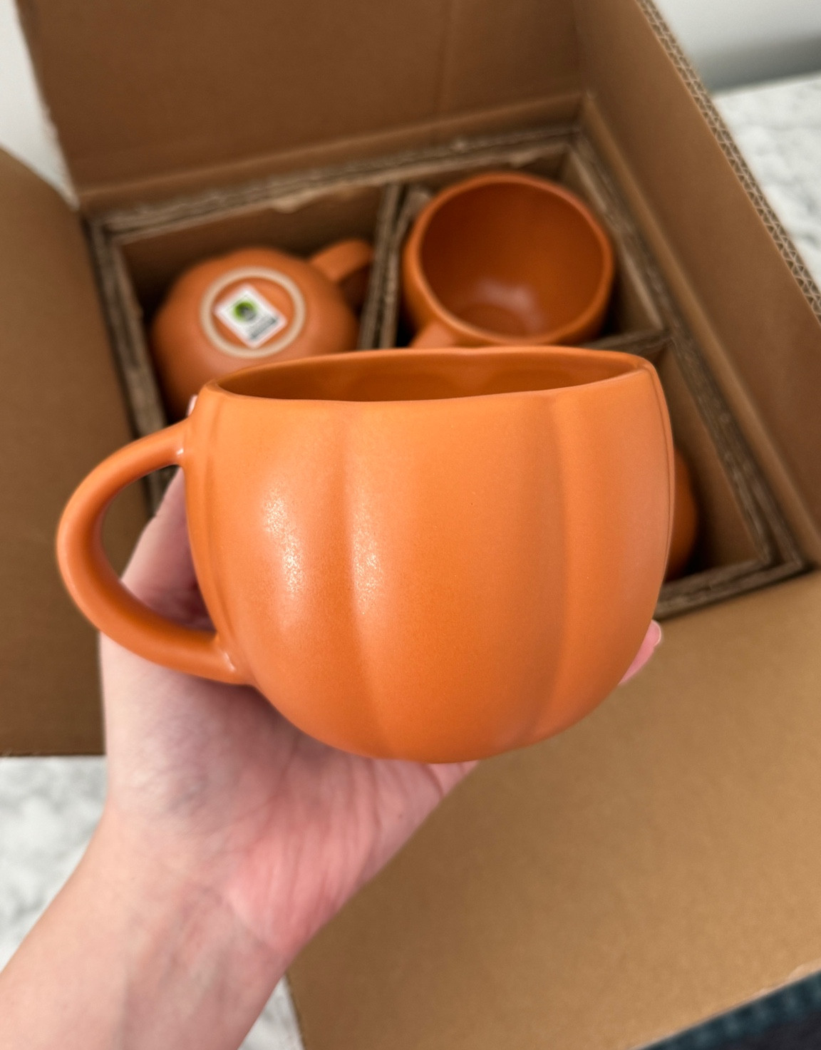 Stoneware pumpkin mugs, now on sale!

#LTKFallSale #LTKSeasonal