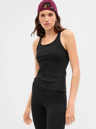 GapFit Studio Rib Tank Top | Gap (US)