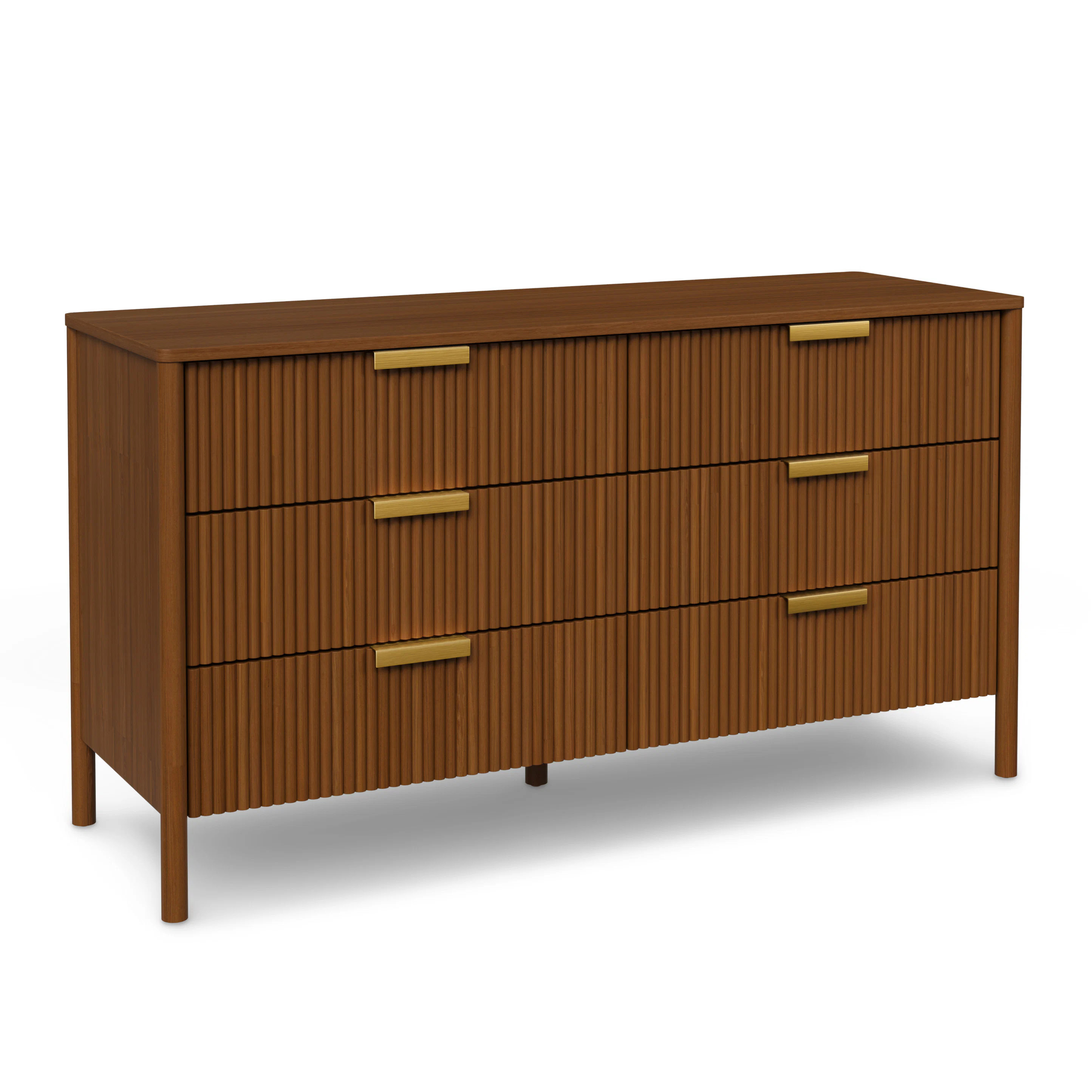 Liv 6-Drawer Double Dresser - Walnut | Article