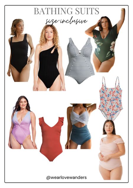 Love these size-inclusive swimsuit  styles available this season! 

#LTKswim #LTKmidsize #LTKplussize