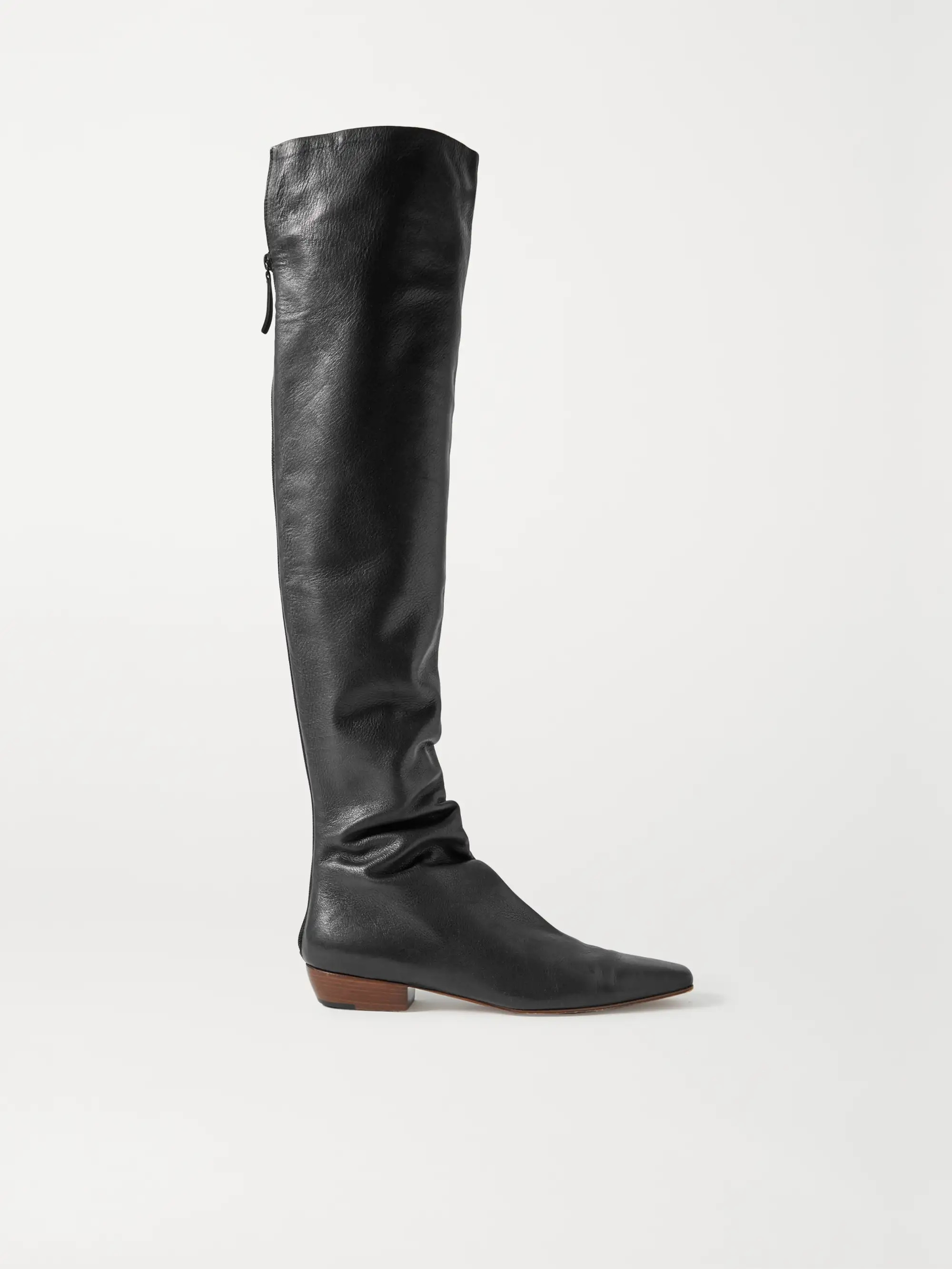 Slouchy leather knee boots | NET-A-PORTER (UK & EU)