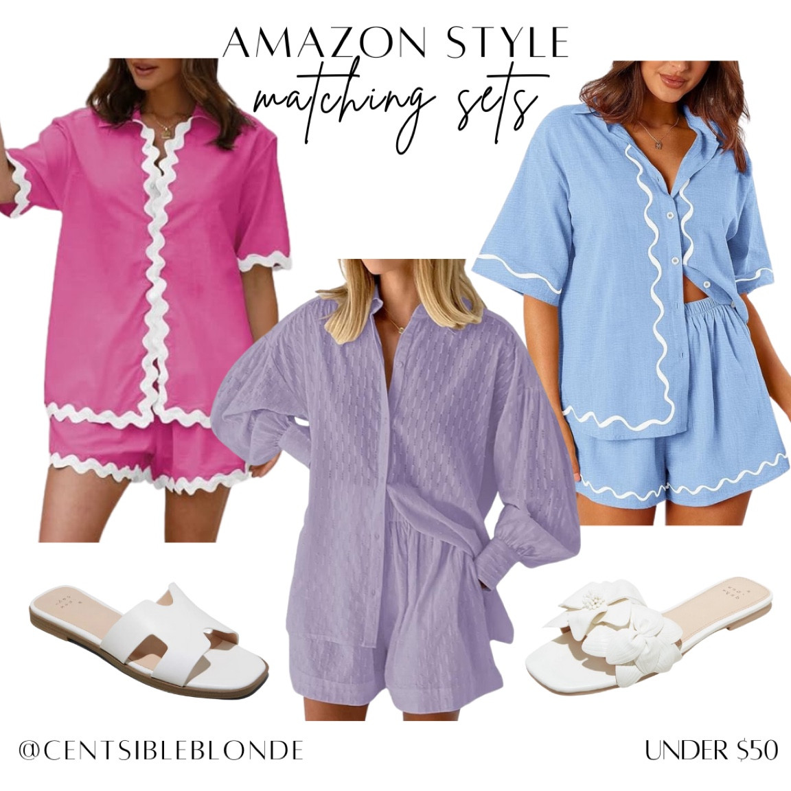 Amazon matching sets
Travel set
Vacation set
Lounge set
Brunch set
School drop off set
Comfy set
Amazon find
Sandals
Slide sandals
Spring outfit
Spring sandal
Target sandals
Resort wear
Beach outfit 
Beach set 

#LTKfindsunder50 #LTKtravel #LTKshoecrush