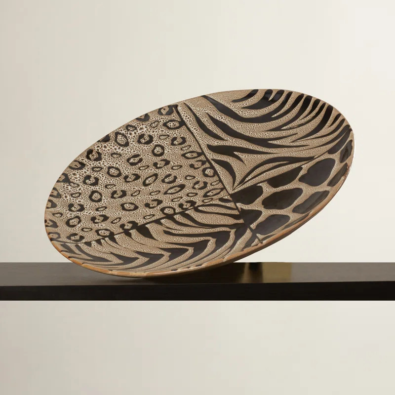 Oberoi Ceramic / Porcelain Decorative Plate | Wayfair North America
