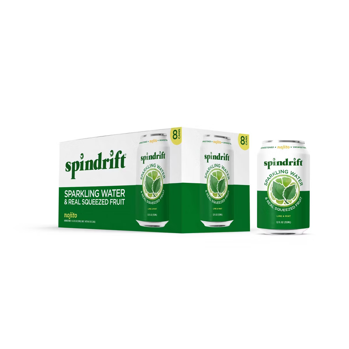 Spindrift Nojito Sparkling Water - 8pk/12 fl oz Cans | Target