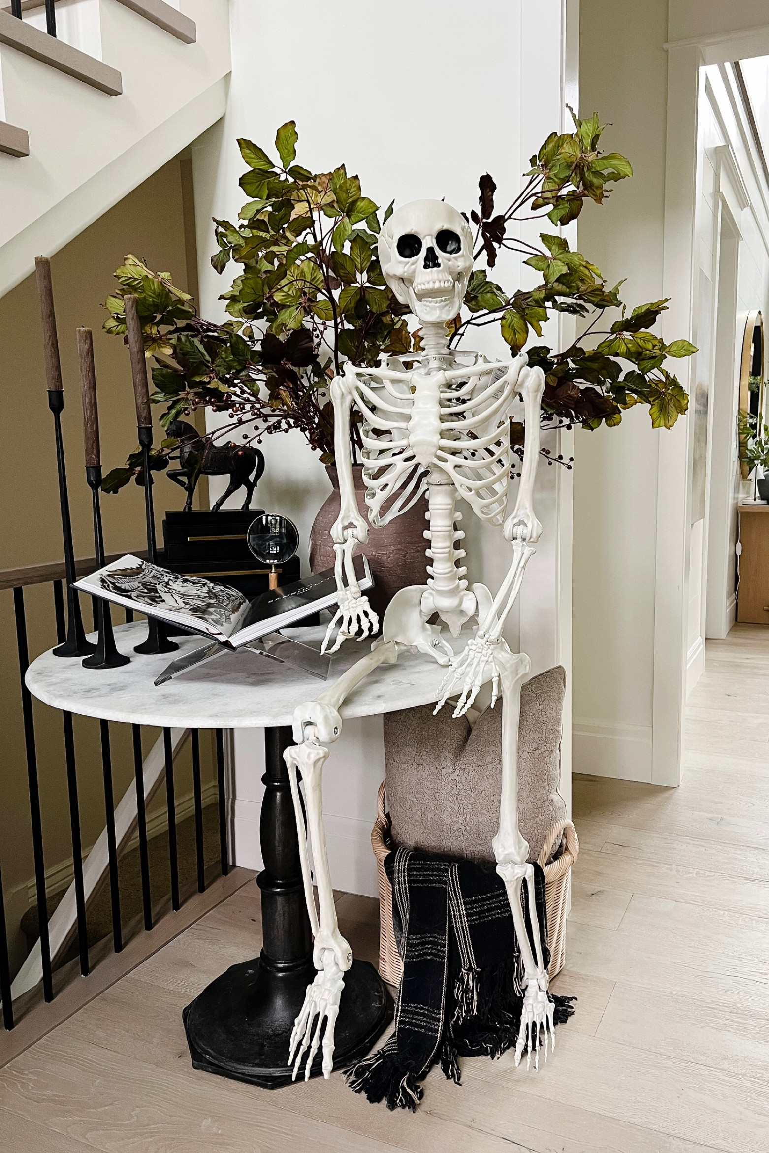 Halloween Skeleton under $30! This guy is 5’ tall and has poseable joints!  So perfect for Halloween! 

@walmart #walmartpartner #walmartfinds #IYWYK Home decor 

#LTKHalloween #LTKhome #LTKfindsunder50