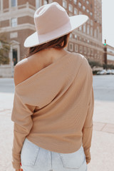 Free People Fuji Camel Thermal Top | Magnolia Boutique