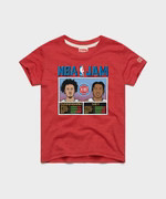 Youth NBA Jam Pistons Cunningham And Ivey | Kids NBA T-Shirt | Homage