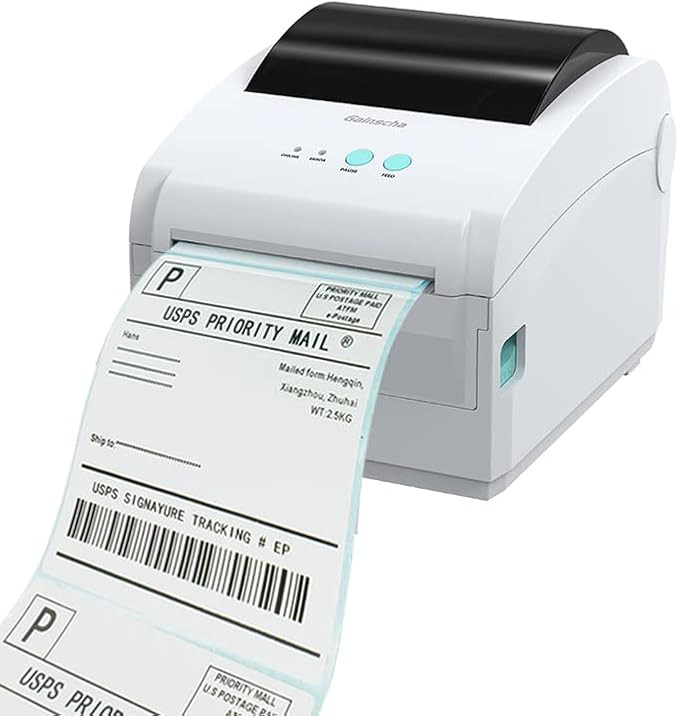 GAINSCHA 4" Desktop Direct Thermal Label Printer, Professional 4x6 inch Shipping Printer, Compati... | Amazon (US)