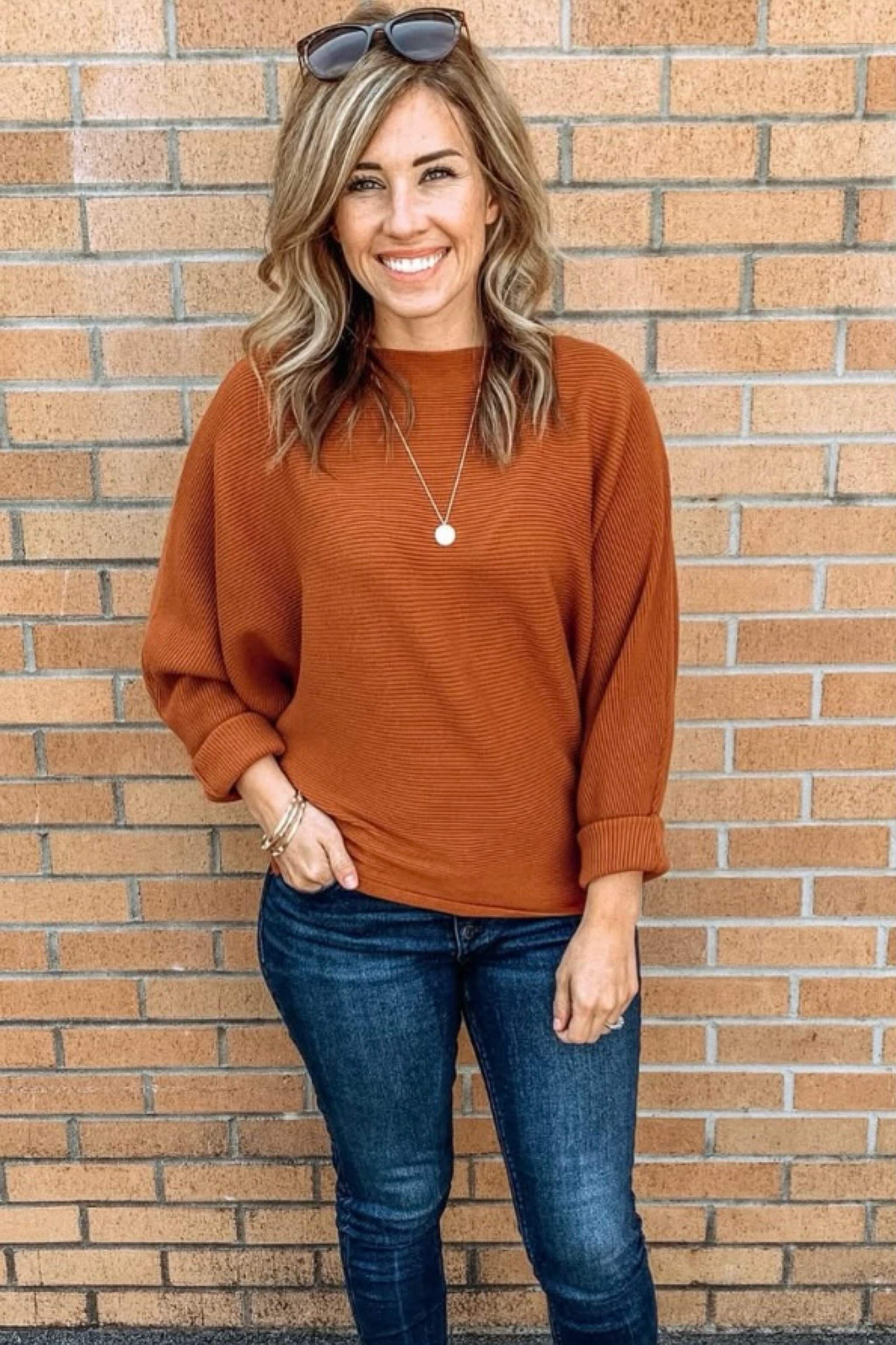 Such a closet staple! I’ve got several colors of these batwing sweaters and have worn them for years! On Black Friday deal now!