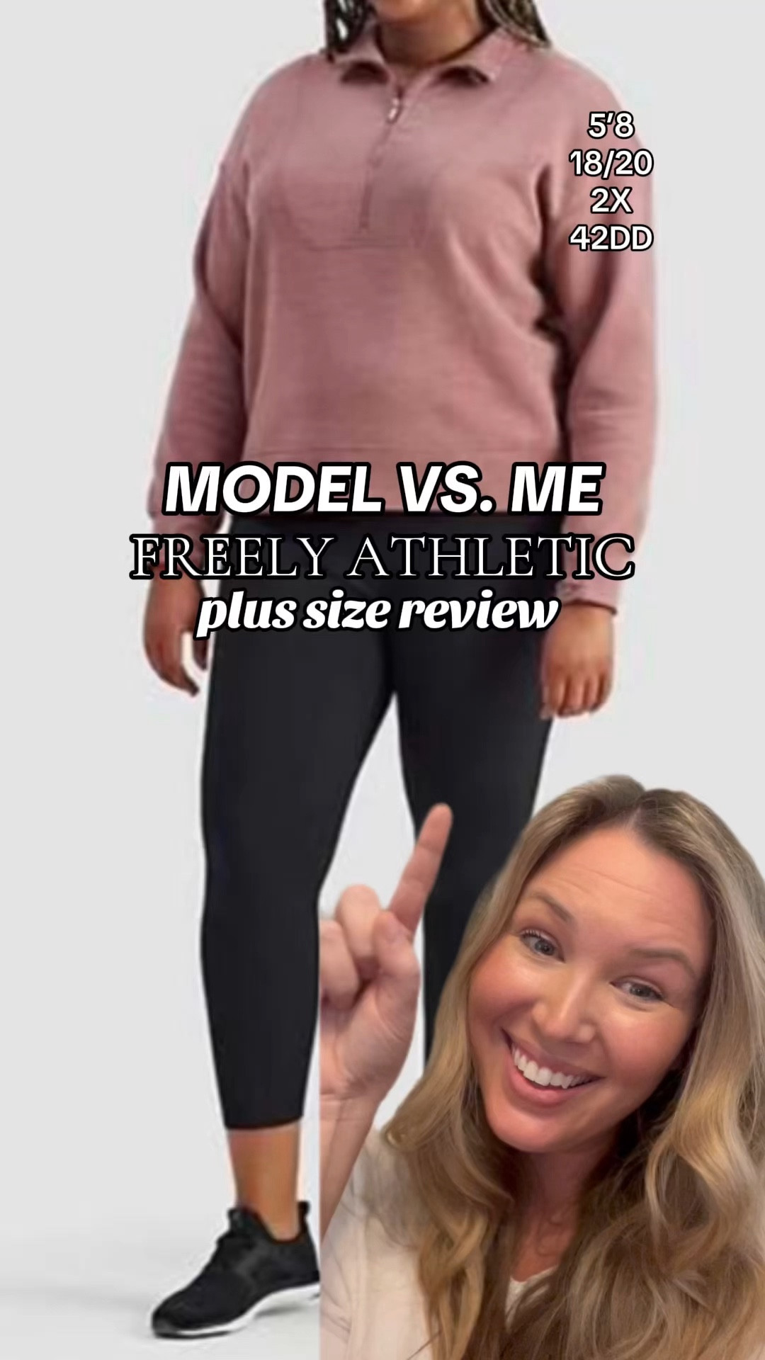 I love Freely for athletic wear - it’s budget friendly and fits really well!! I’m wearing a 2x in everything - the bottoms run a little generous and the top runs true to size!

#LTKVideo #LTKstyletip #LTKplussize