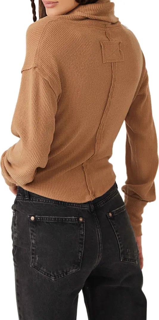 Hold Me Close Rib Wrap Front Top | Nordstrom