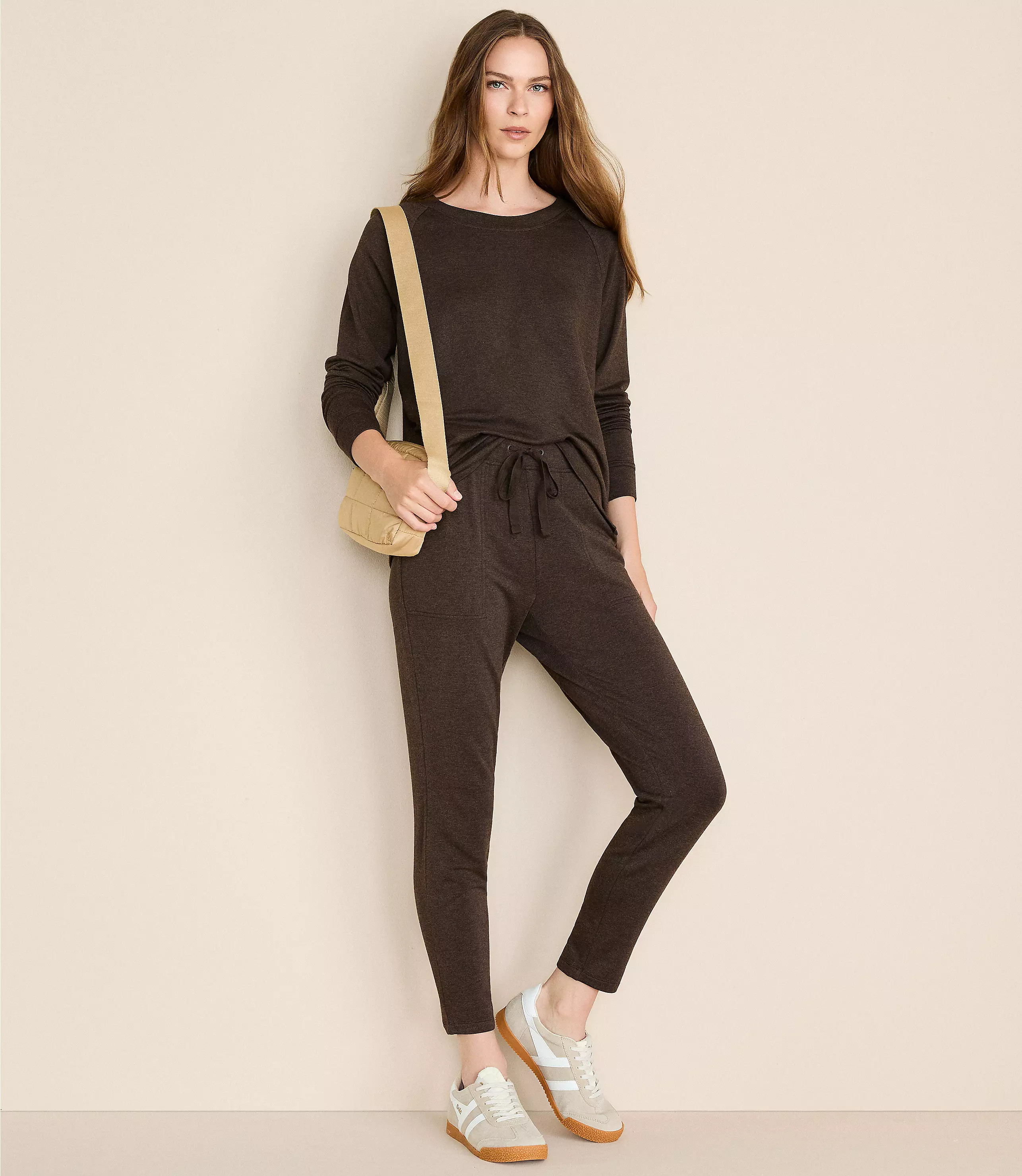 Lou & Grey Heathered Signaturesoft Sweatpants | LOFT