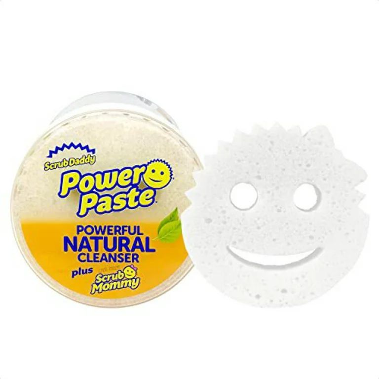 Scrub Daddy PowerPaste All Purpose Cleaning Paste Kit, All-Natural Cleanser + Scrub Mommy, 1 Ct | Walmart (US)