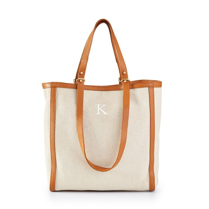 Italian Raffia Flip Handle Tote | Mark and Graham