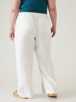 Retreat Linen Wide Leg Pant | Athleta