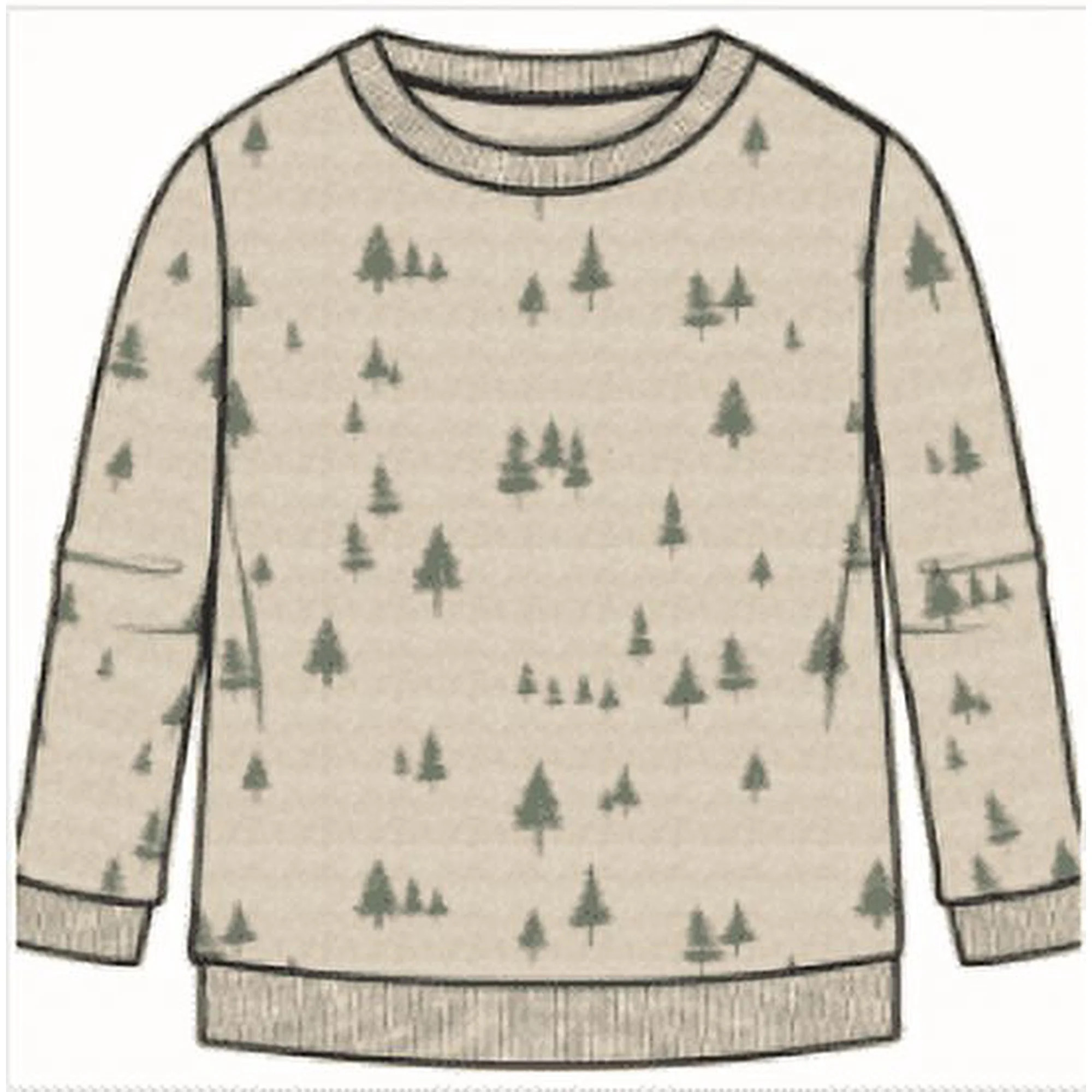 Garanimals Toddler Boy Print Fleece Crew Sweatshirt, Sizes 2T-5T | Walmart (US)