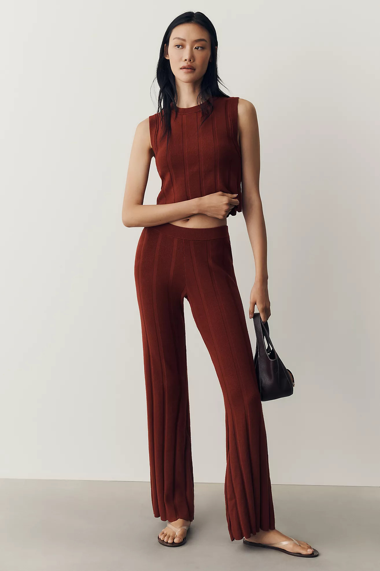 LSPACE Iris Sweater Flared Pants | Anthropologie (US)
