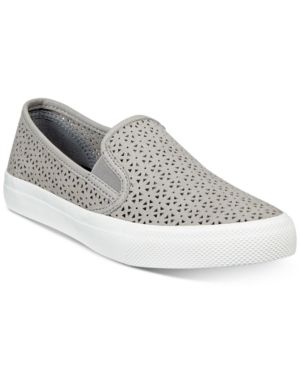 Sperry Women's Seaside Perforated Slip-On Sneakers, Created for Macy's Women's Shoes | Macys (US)
