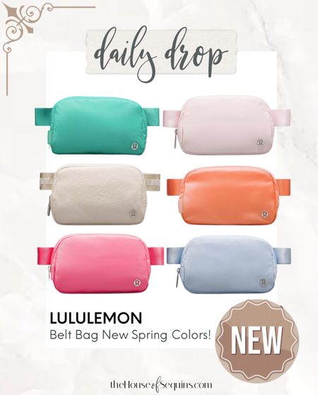New Lululemon belt bag spring colors added! 

Follow my shop @thehouseofsequins on the @shop.LTK app to shop this post and get my exclusive app-only content!

#liketkit 
@shop.ltk
https://liketk.it/4Bt0s

#LTKfindsunder50 #LTKSeasonal #LTKitbag