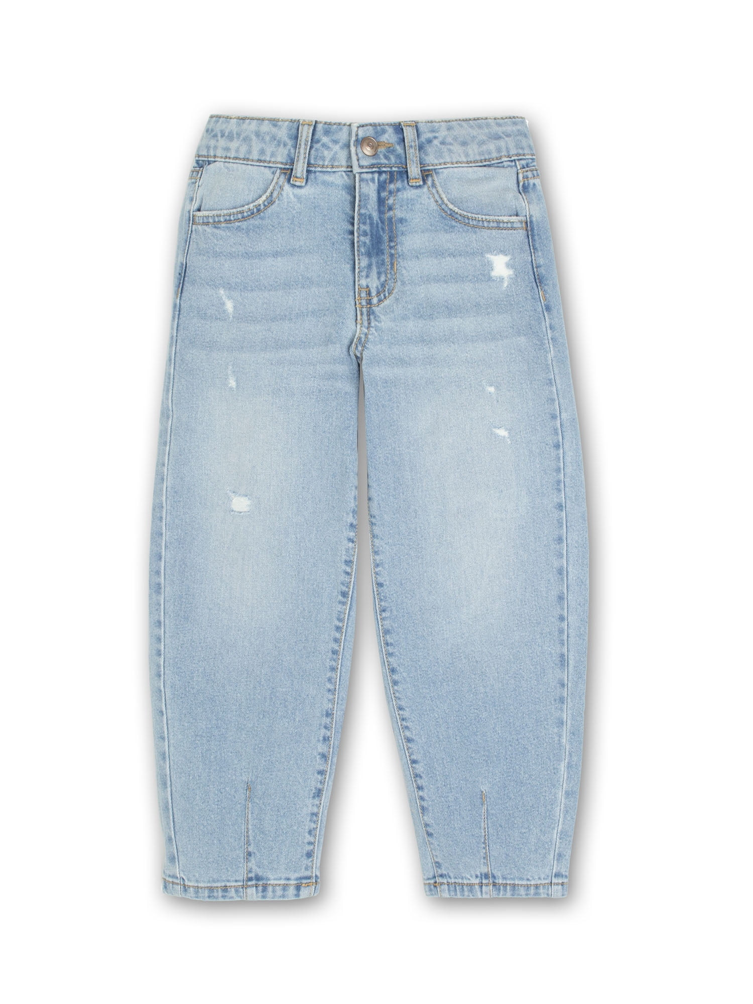 Wonder Nation Girls Barrel Jean, Sizes 5-18 | Walmart (US)