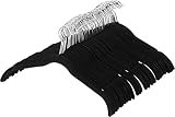 AmazonBasics Velvet Clothing Hangers - 50-Pack, Black - AQ-W0001 | Amazon (US)
