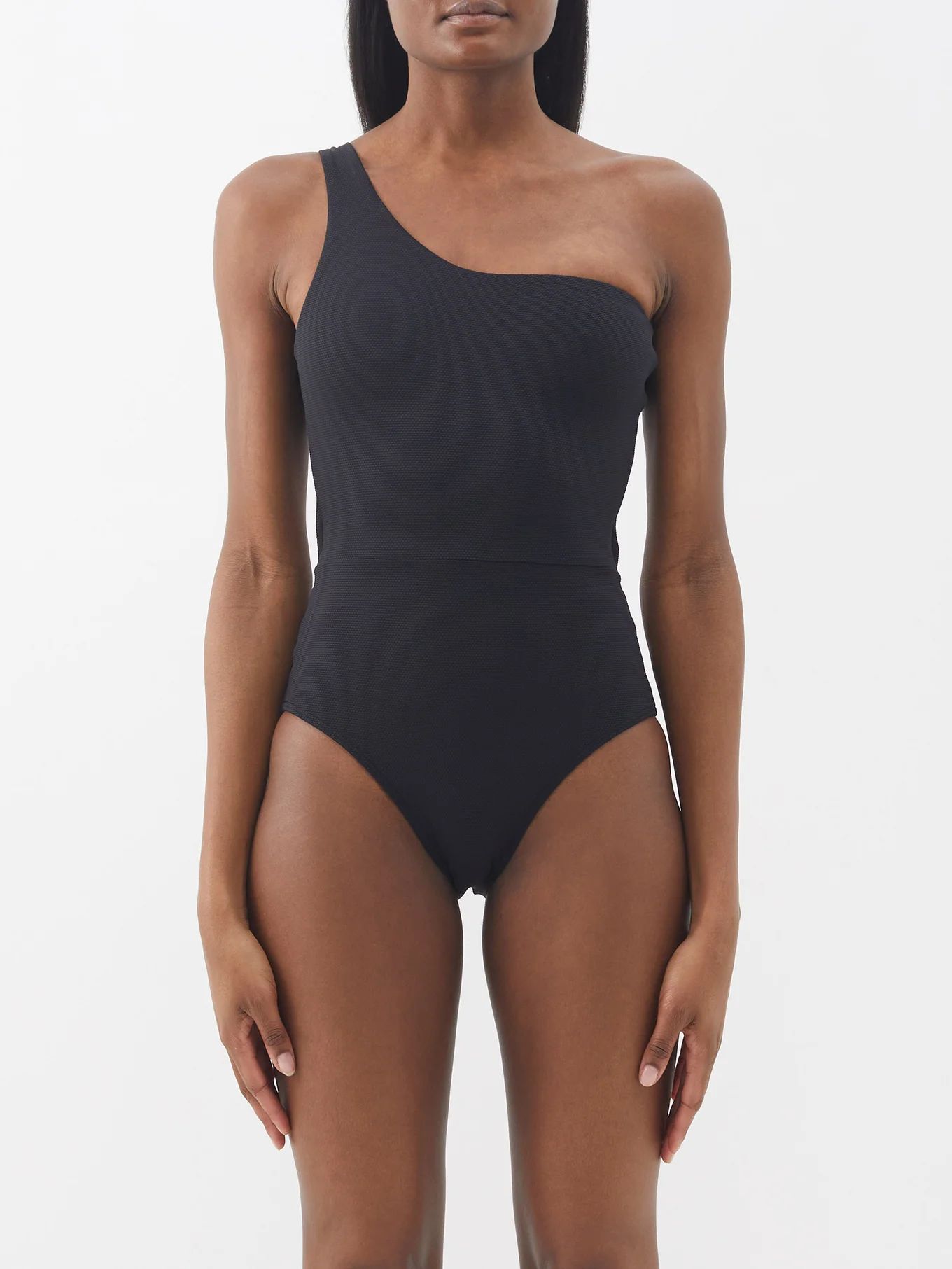 Ines one-shoulder recycled-fibre swimsuit | Matches (UK)