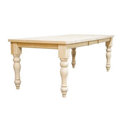 66" Rubberwood Solid Wood Dining Table | Wayfair North America