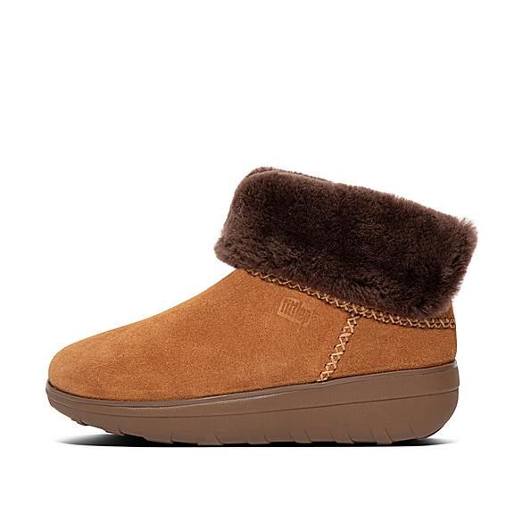 Shearling-Lined Suede Ankle Boots | FitFlop (US)
