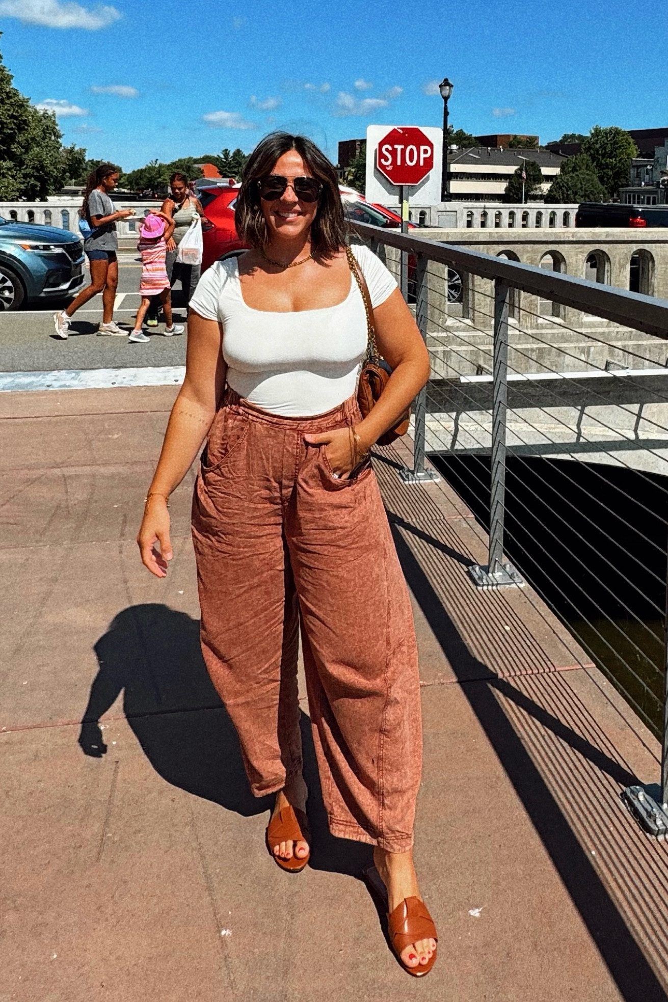 My flowy summer pants! In a size M but could go down to S! Top is size L and double lined. Wearing nippies.

#LTKSeasonal #LTKMidsize #LTKStyleTip