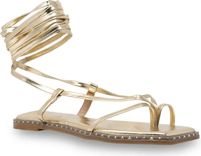 CHASE AND CHLOE Studded Ankle Wrap Sandal (Women) | Nordstromrack | Nordstrom Rack