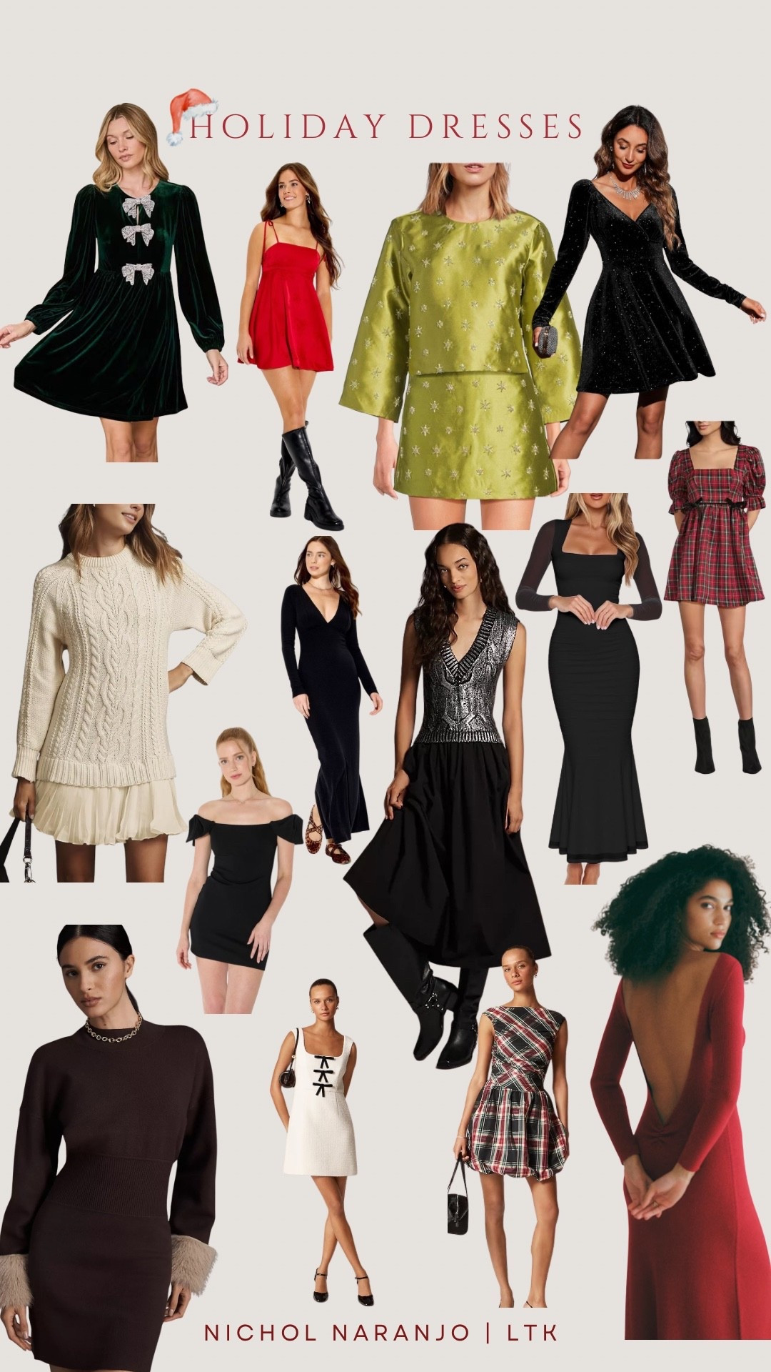 The holidays are 100% for getting dressed up and here are some of my favorite looks from this year! These dresses will compliment any style and budget, grab one before Christmas gets here! ✨🎄

#LTKootd #LTKHoliday