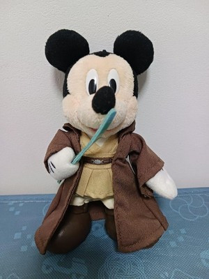Tokyo Disney Star Wars Jedi Knight Mickey Plush Doll Keychain pin badge | eBay US