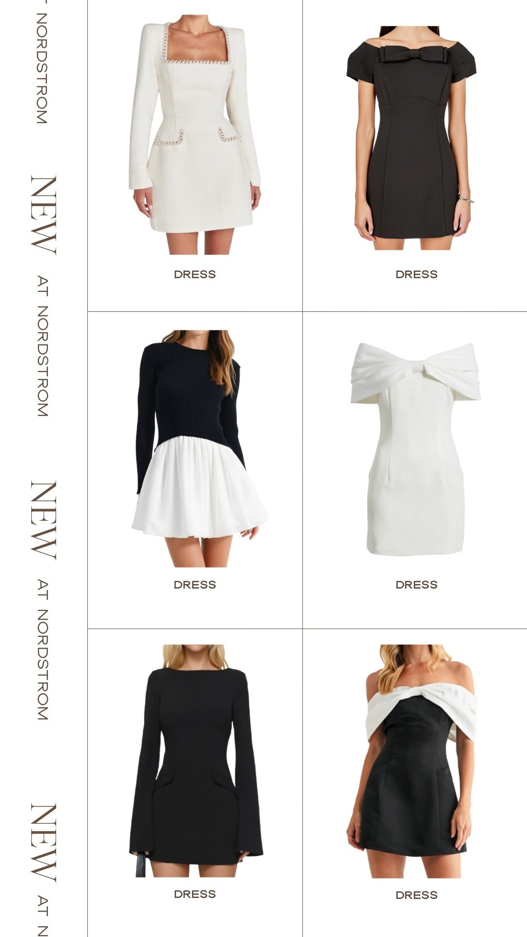 new dresses at nordstrom! black and white!

#LTKdayinmylife #LTKGiftGuide #LTKHoliday