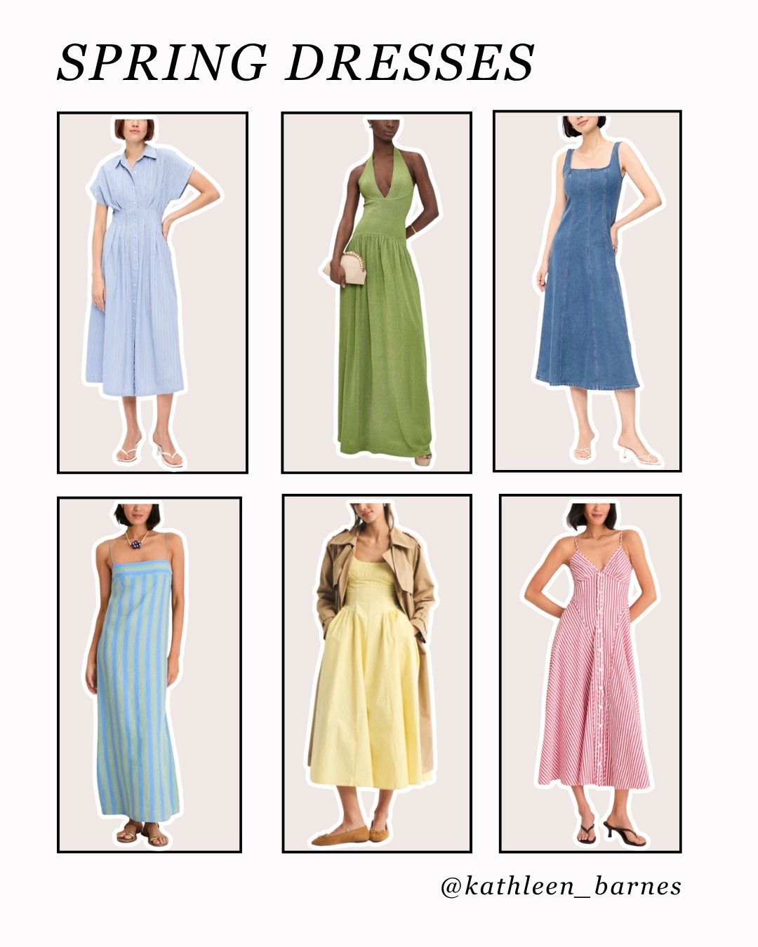 Spring dresses for different occasions — a few are on sale, too! Spring outfits 2026 

#LTKSaleAlert #LTKSeasonal