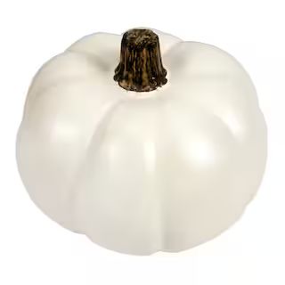 9" Cream Flat Craft Pumpkin by Ashland® | Michaels Stores