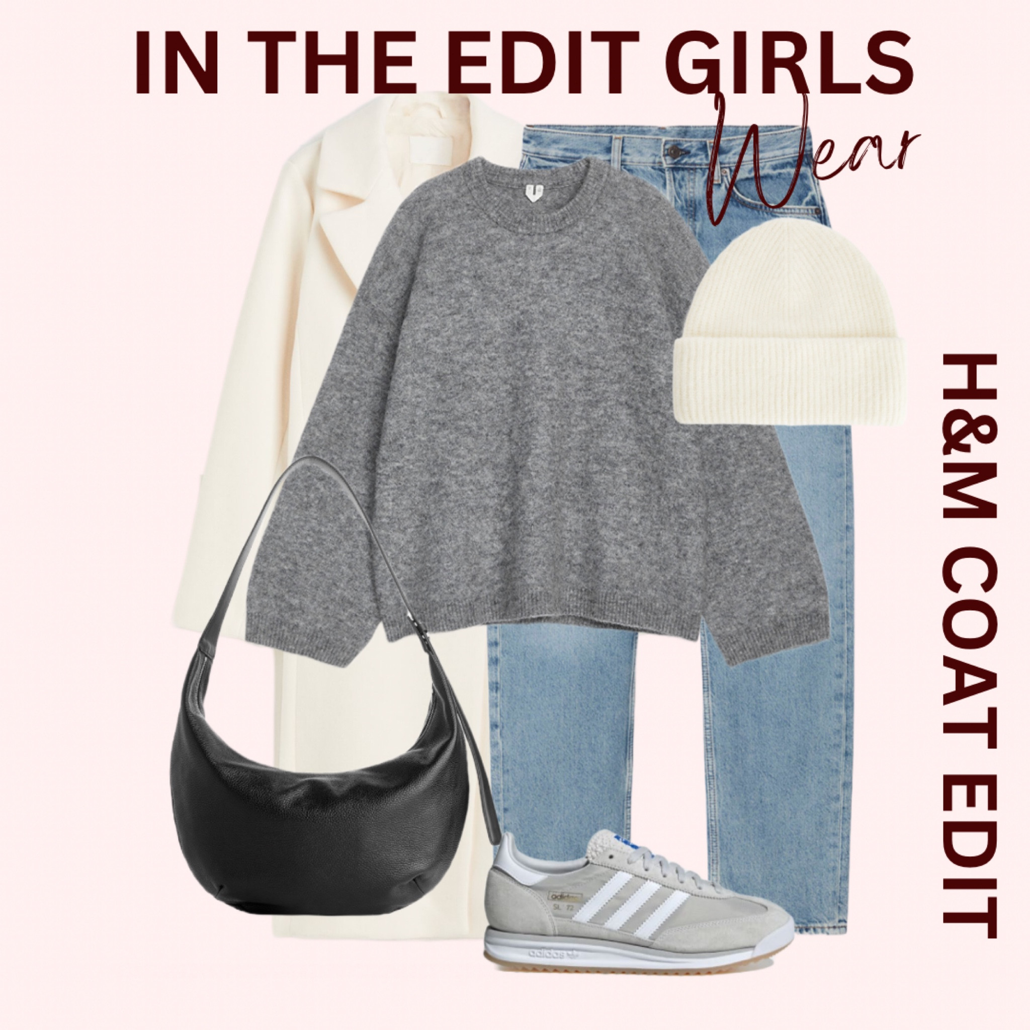 H&M coat edit 

Cream coat 
Grey arket knit 
Adidas trainers 
Beanie 

#LTKautumn #LTKstyletip #LTKeurope