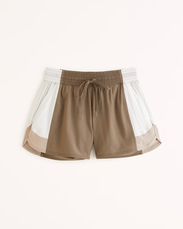 YPB motionTEK High Rise Lined Workout Short | Abercrombie & Fitch (US)