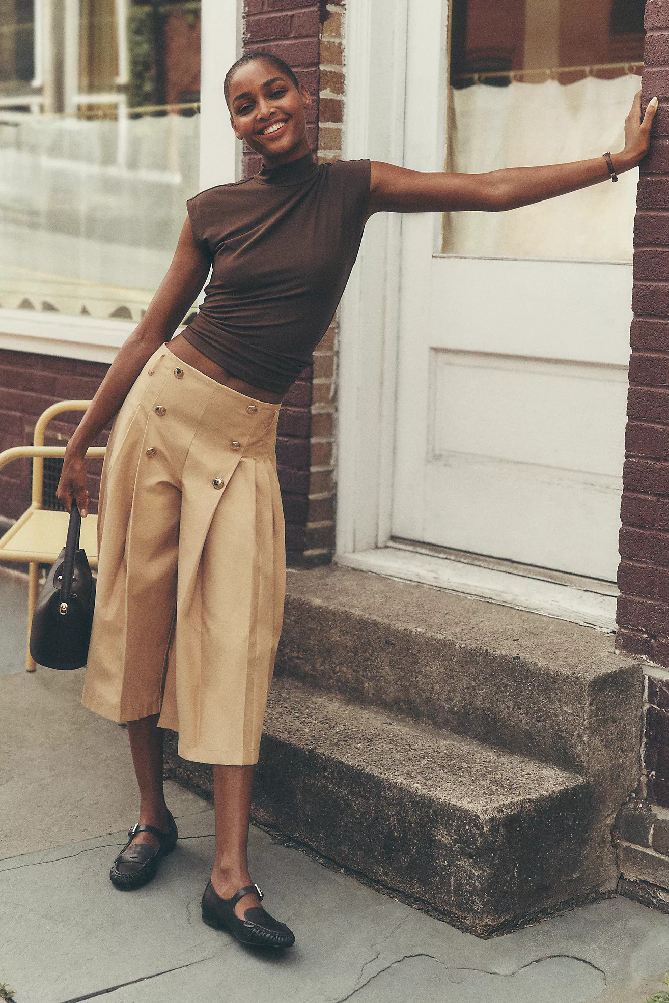 Maeve Pleated Utility Trousers | Anthropologie (US)