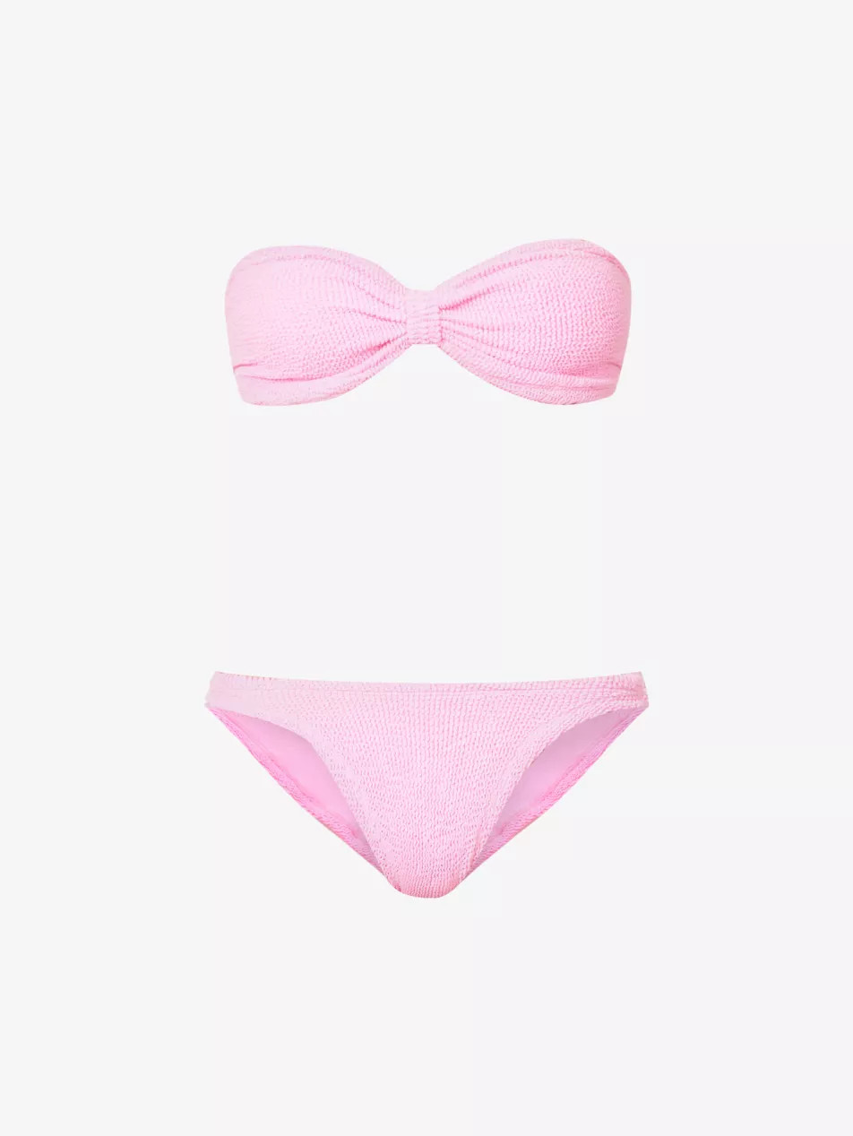 Jean ruched bikini | Selfridges