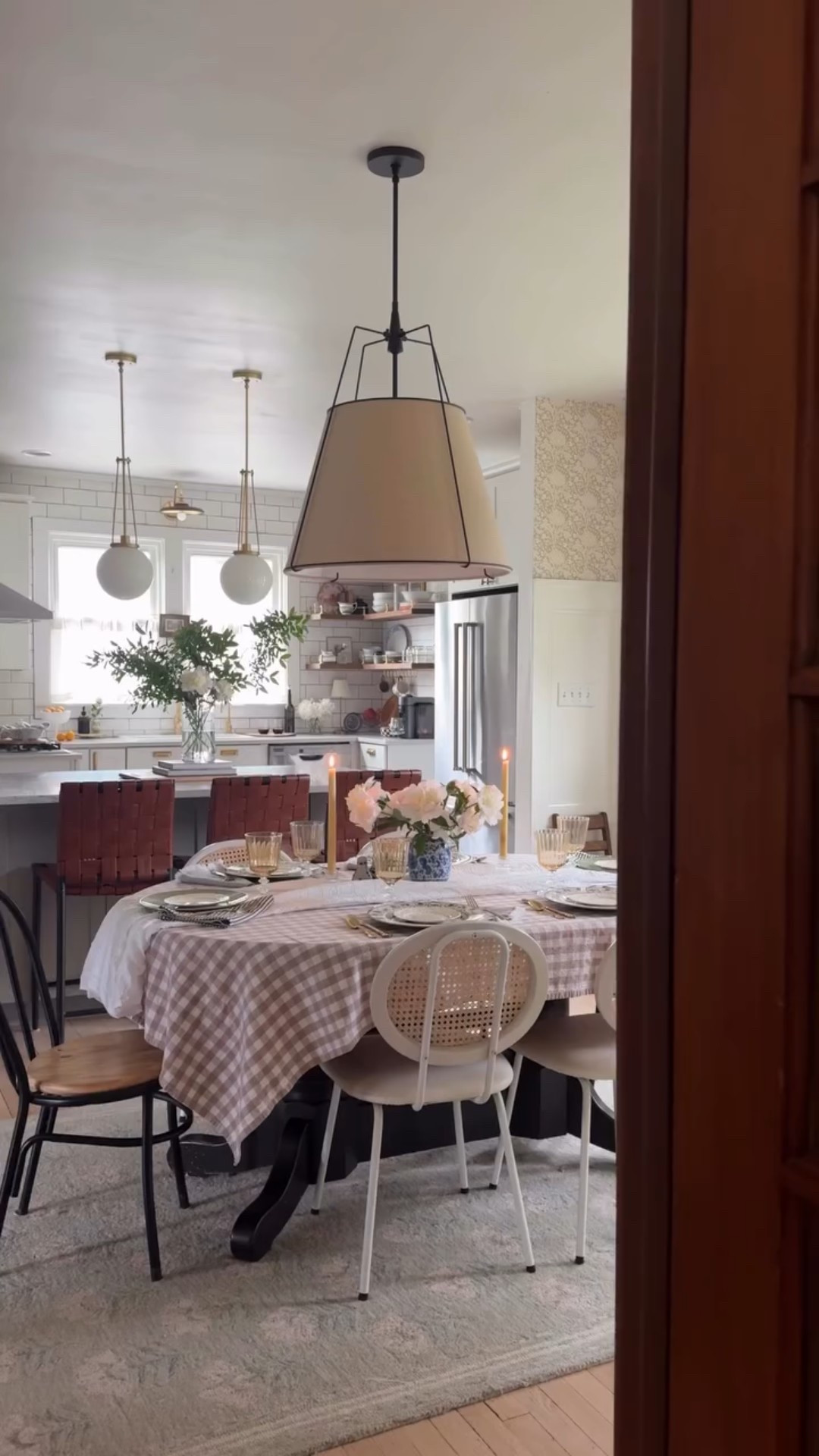 Living in an old home is all about balance—holding onto the charm while making room for comfort. Here’s how I approach it:

1️⃣Honor what’s original → lean into the quirks (plaster walls, trimwork, antique doors, creaky floors).
2️⃣Layer in comfort → updated lighting, fresh textiles, furniture that fits our life now.
3️⃣Mix, don’t match → a modern sofa under old beams, a vintage chest beside clean-lined chairs.
4️⃣Respect the story → restore the details worth keeping, let them live alongside the new.
5️⃣Timeless over trendy → choose finishes and pieces that age gracefully.
6️⃣Function matters → upgrade kitchens and baths, but keep them grounded in classic design so they feel at home here.

Old homes carry their history best when they’re allowed to breathe in the present.

-

Follow @kindredhomestead for more Home Design | Antique Finds \ Real Life \ LTK \ Amazon & more…

#kindredhomestead #khathome #khinteriors #kindredinteriors #khinteriordesign

-

craftsman dining room | window bench seat | cafe curtains | vintage inspired curtains | historic home style | classic craftsman details | cozy window nook | functional home design | collected home aesthetic | timeless interiors | family landing zone | everyday home function | warm minimalism | traditional home charm | cottagecore inspiration | 1920s home design | layered home textures | slow living interiors | home with heart | intentional living spaces