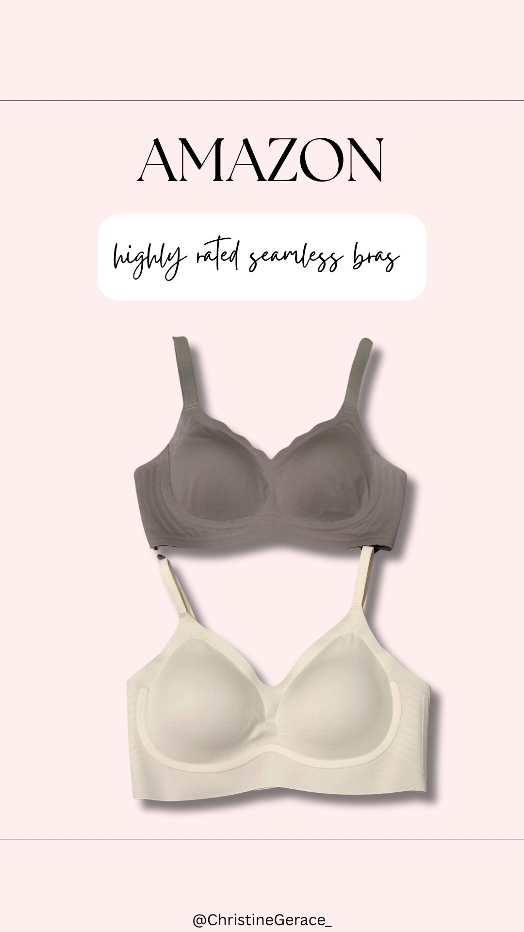 Highly rated seamless bras from Amazon ! 

#LTKStyleTip #LTKSummerEdit #LTKFindsUnder50