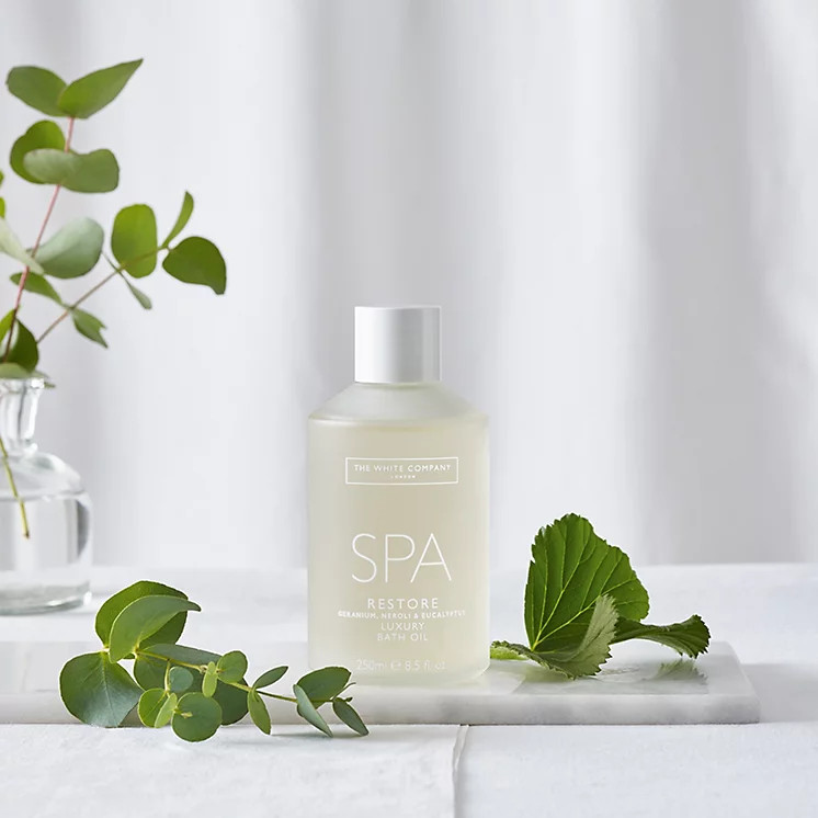 Spa Restore Luxury Bath Oil | The White Company UK & ROW