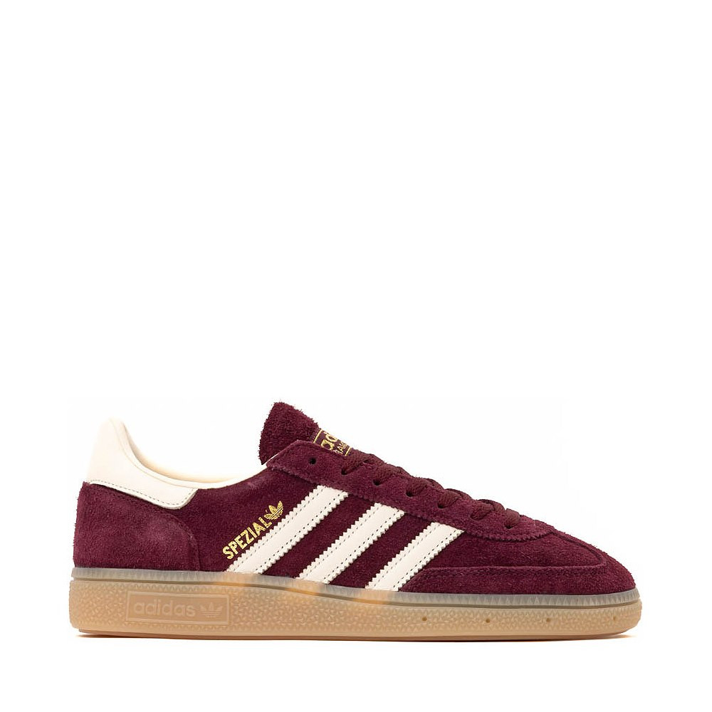 Womens adidas Handball Spezial Athletic Shoe - Maroon / Cream White / Gold Metallic | Journeys