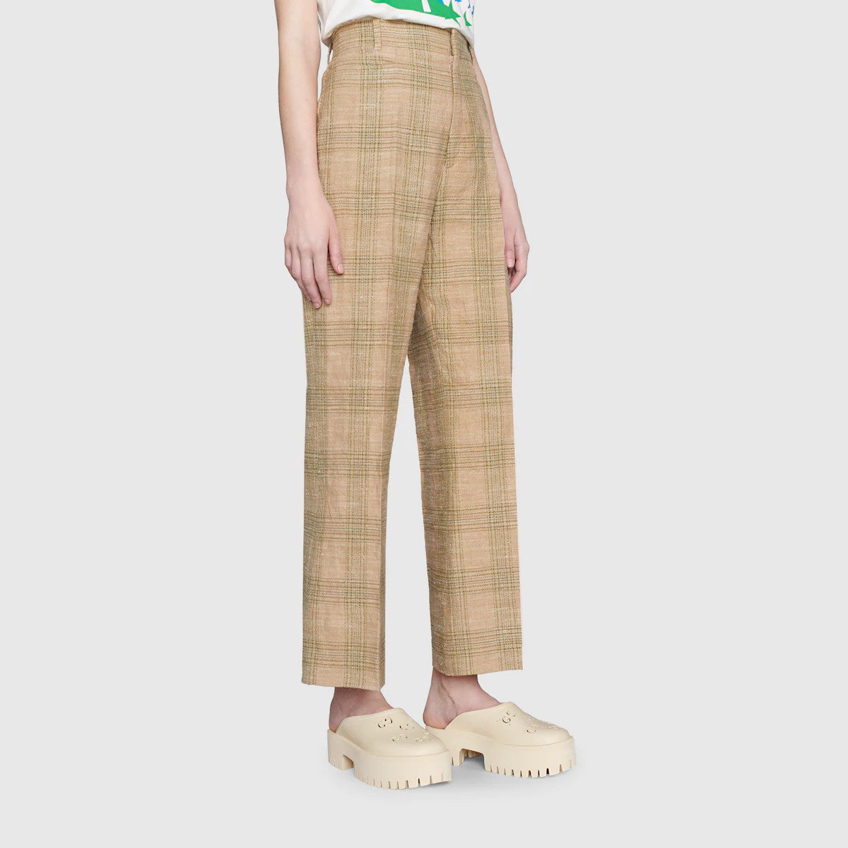 Gucci Women's platform perforated G sandal | Gucci (CA)