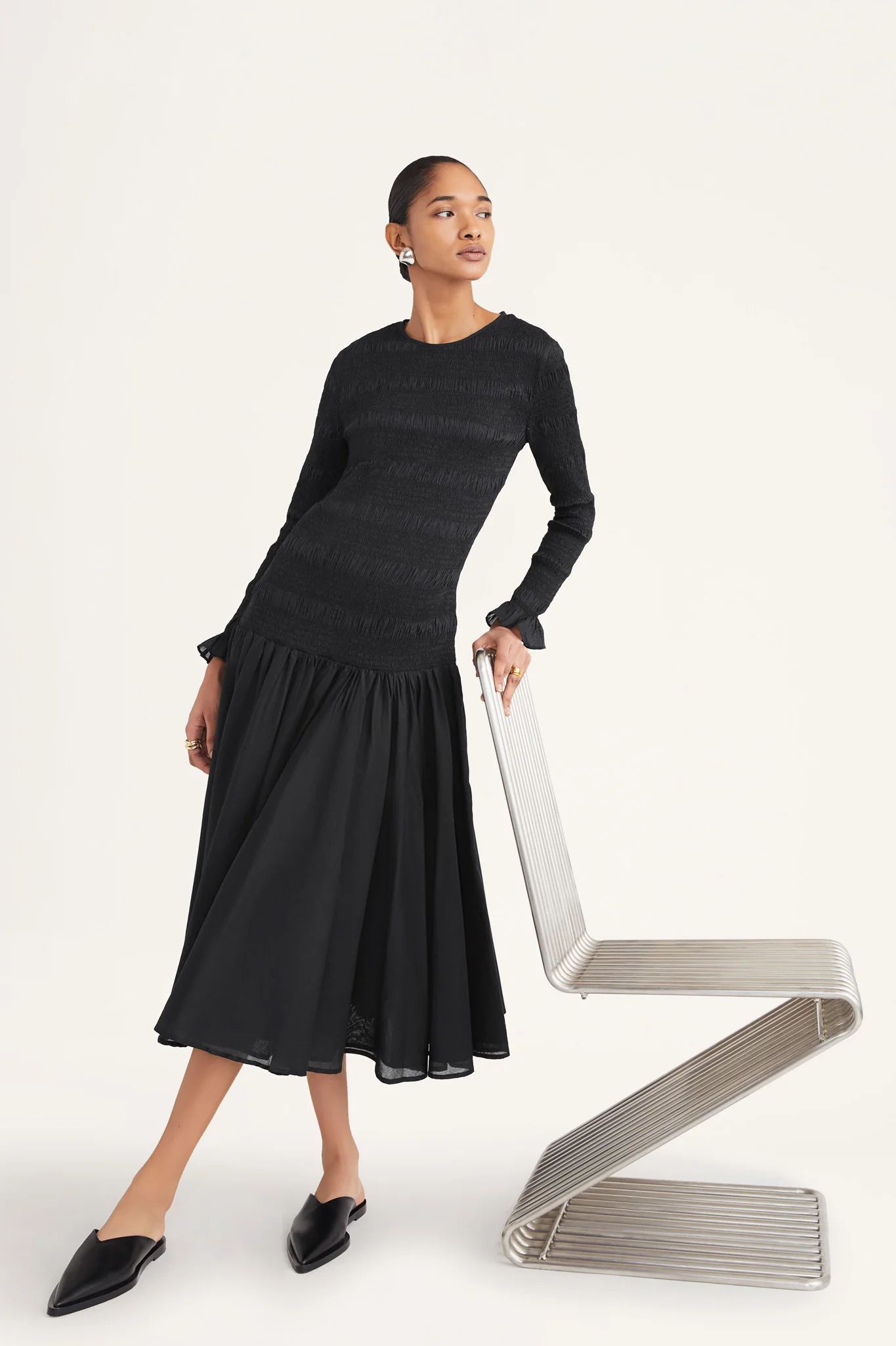 Syden Dress in Black | Merlette NYC