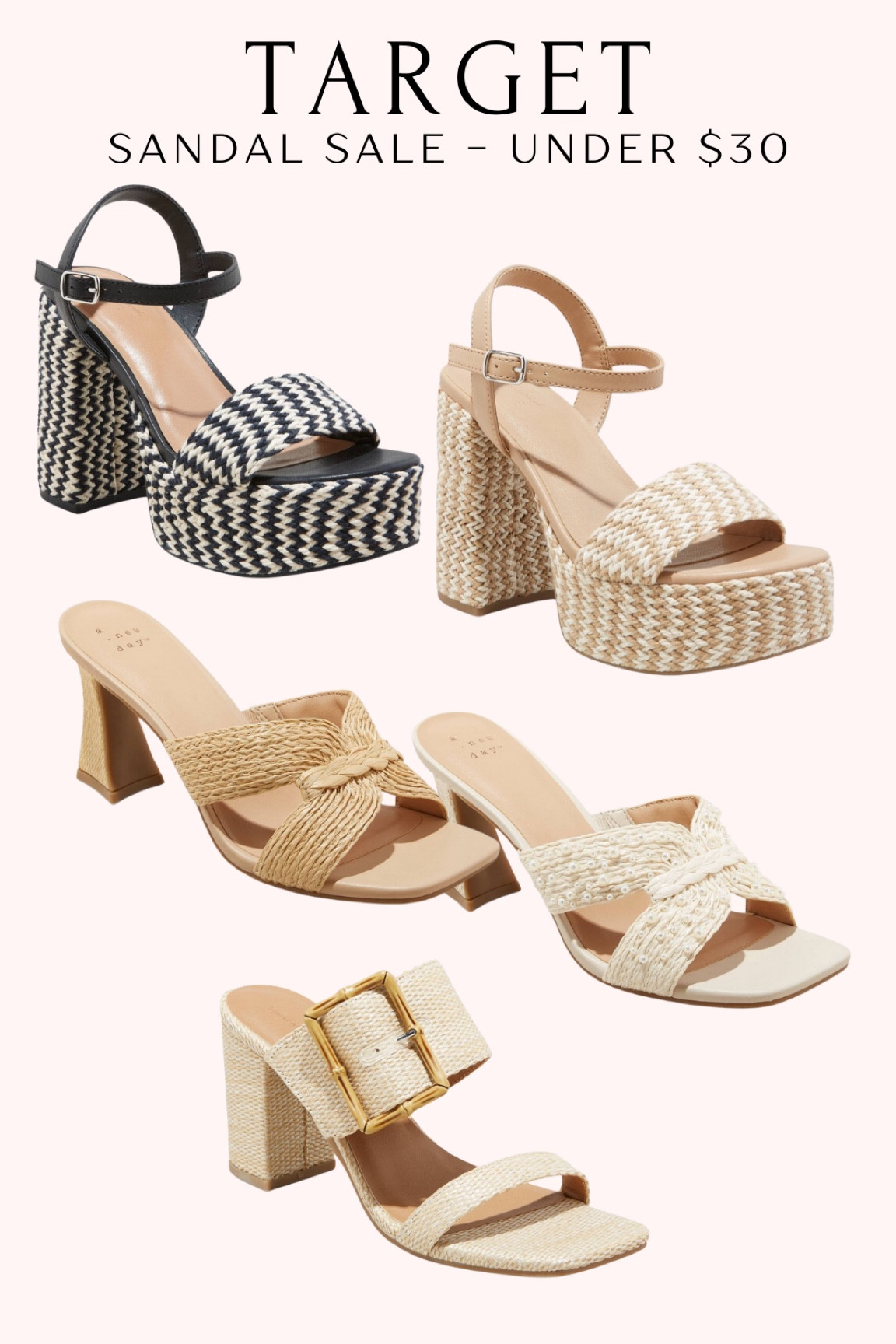 Target circle week - sandals under $30!

#LTKfindsunder50 #LTKxTarget #LTKstyletip