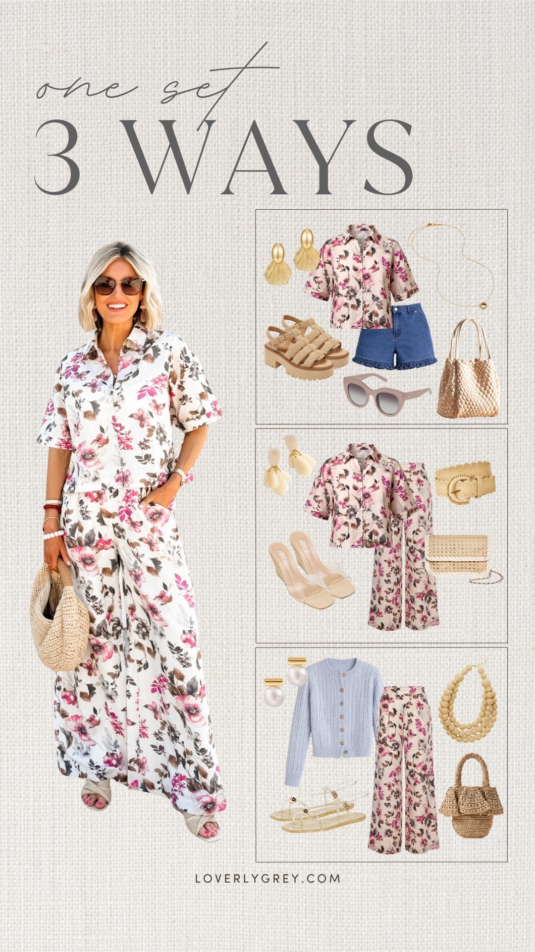 Endless ways to style this matching set all season long 💕

Loverly Grey, floral matching set, spring fashion, spring outfit ideass

#LTKSeasonal #LTKootd