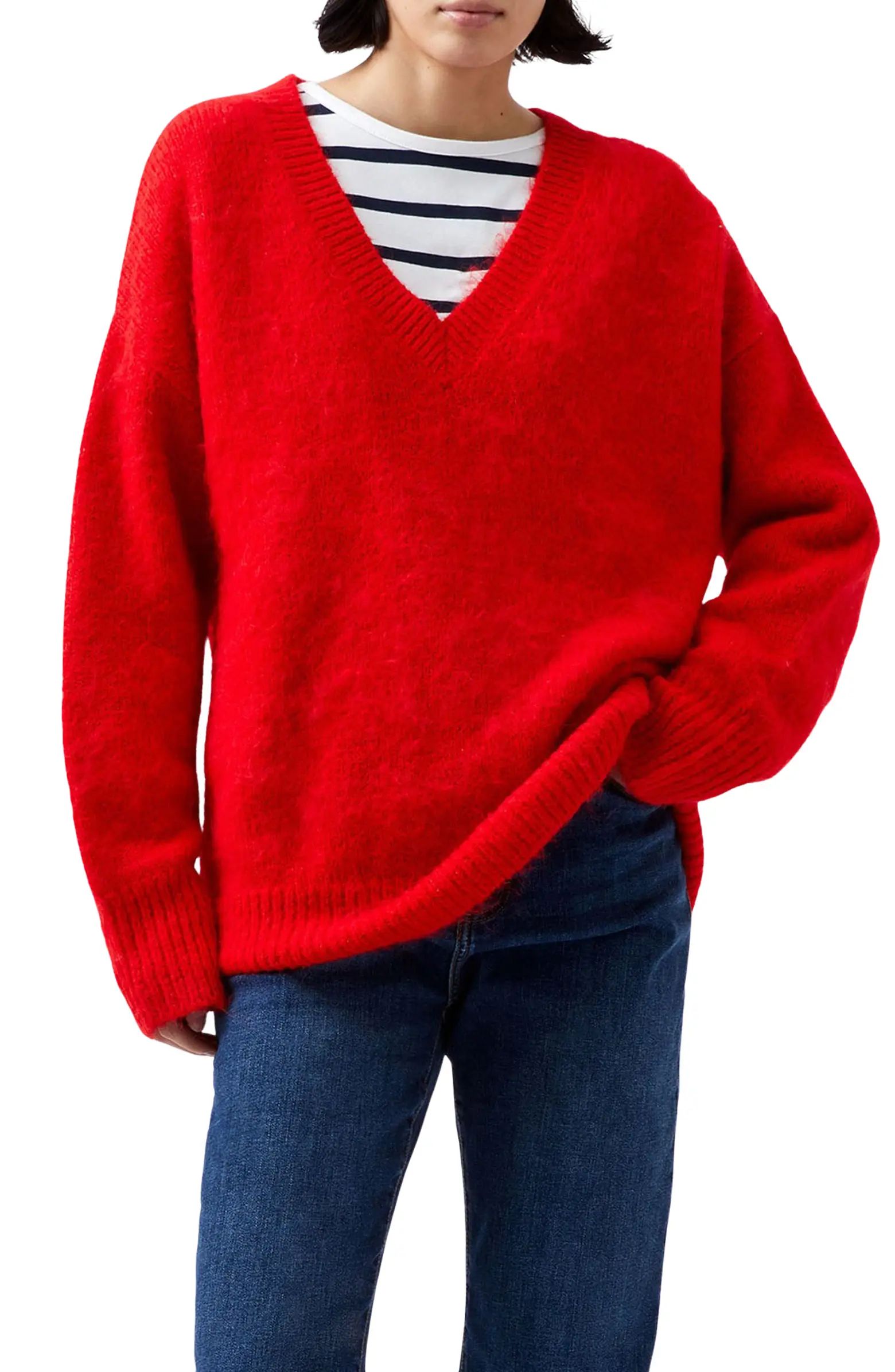 Oversize V-Neck Sweater | Nordstrom