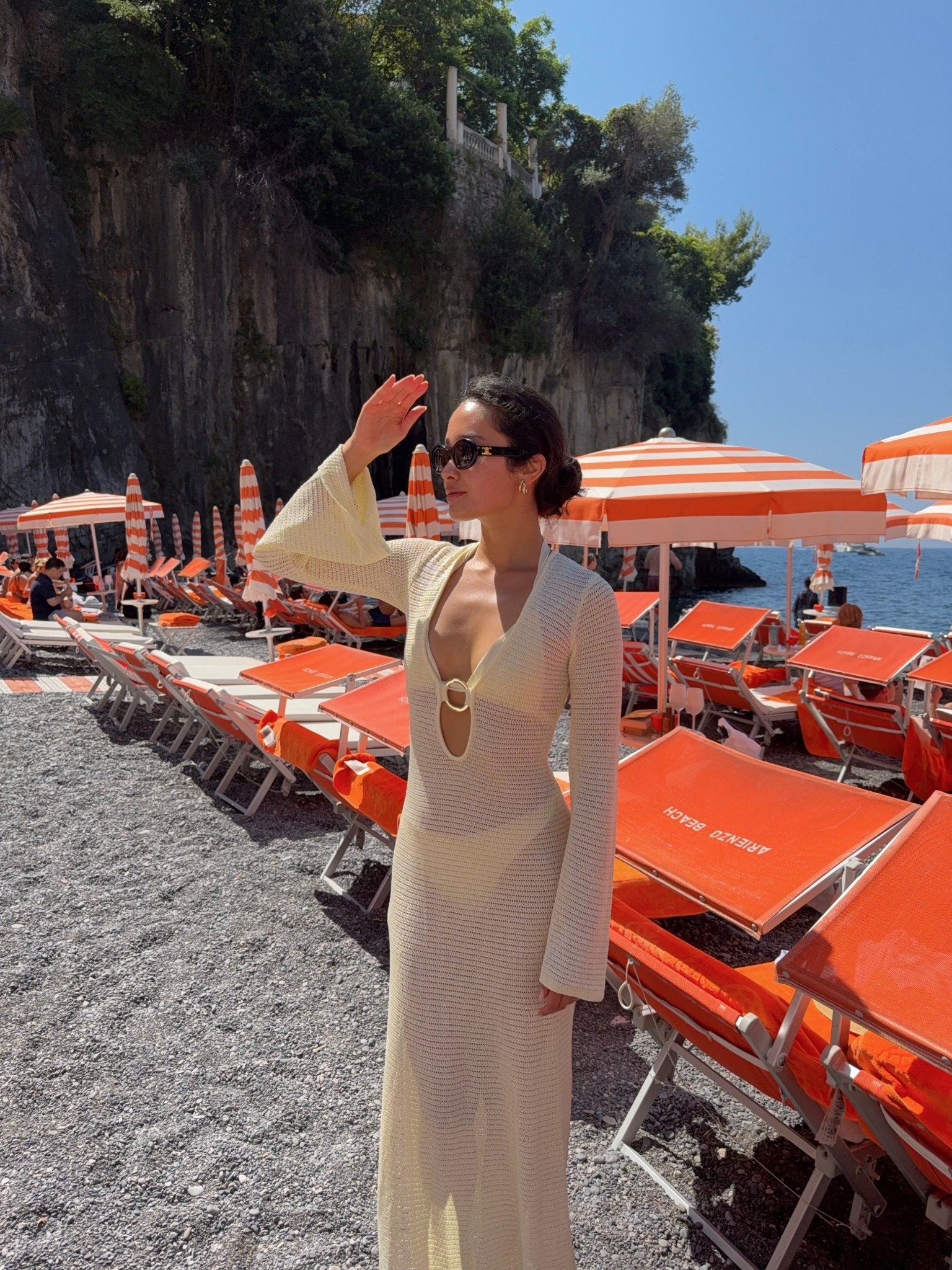 arienzo beach club ootd 🤍

#LTKTravel #LTKSeasonal #LTKStyleTip