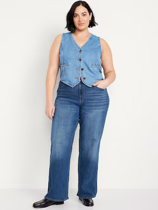 High-Waisted Wow Wide-Leg Jeans | Old Navy (US)